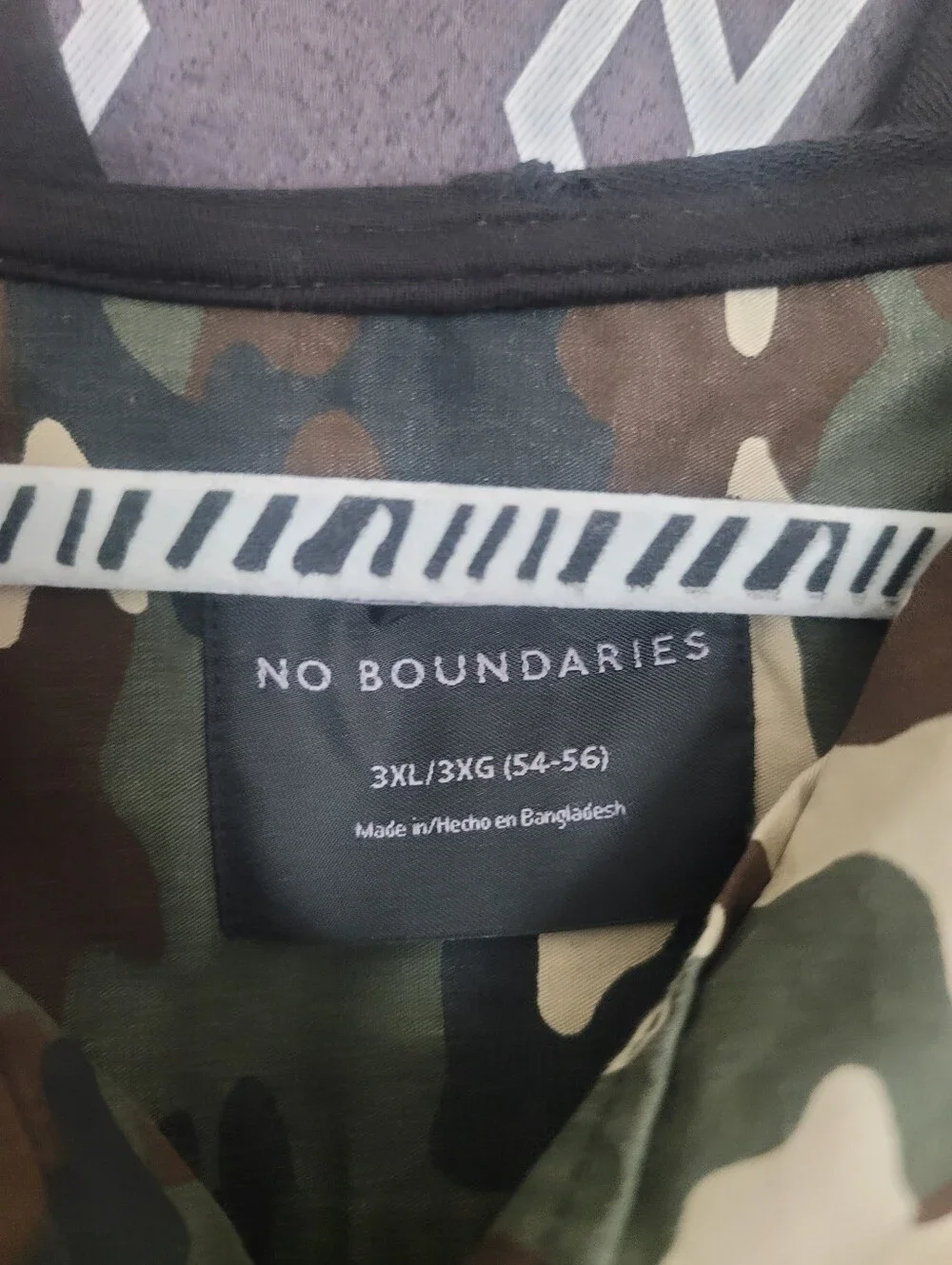 No Boundaries  Camouflage Shirt Jacket